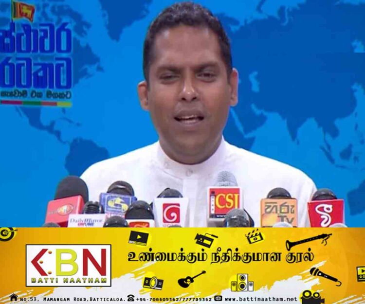 நான் ஒரு பெண்ணுடன் மோத விரும்பாததால் அமைதியாக இருக்கிறேன்; அமைச்சர் ஹரின் பெர்னாண்டோ!