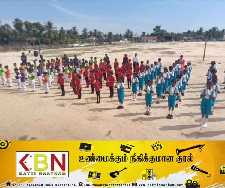 வர்ண உடற்பயிற்சிப் போட்டியில் திருப்பழுகாமம் விபுலானந்தா வித்தியாலயம் முதலிடம்!