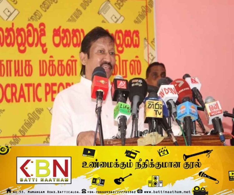 மத தலைவர்கள் அரசியலில் தலையிட வேண்டாம்; ஜனநாயக மக்கள் காங்கிரஸின் தலைவர் பிரபா கணேசன்!