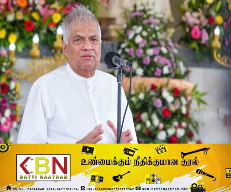 மன்னாரை எரிசக்தி மையமாக அபிவிருத்தி செய்ய நடவடிக்கை; ஜனாதிபதி ரணில்!