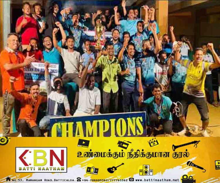 சம்பியன் கிண்ணத்தை வென்றது பிளைங் ஹோர்ஸ் அணி!