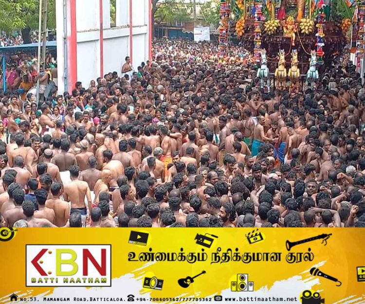 செல்வச்சந்நிதி முருகன் ஆலயத் தேர்த்திருவிழாவில் கைவரிசையை காட்டிய திருட்டு கும்பல்!