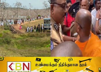 குருந்தூர்மலை ஆதிசிவன் பூஜையில் குழப்பம்; வழிபாட்டை சீர்குலைக்க முயன்ற பிக்கு!