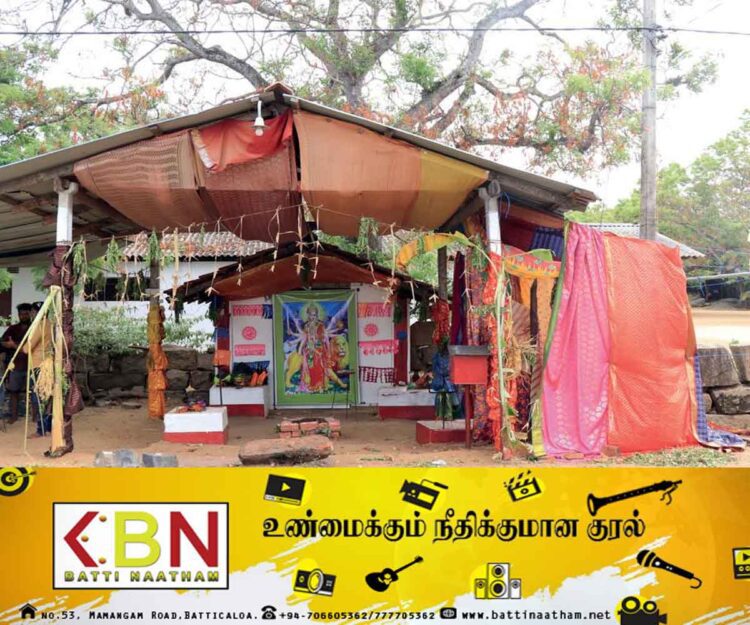 கிழக்கில் கோவிலை இடித்து விகாரை நிர்மாணம்; உரிமை கொண்டாடுகிறது பௌத்தம்!