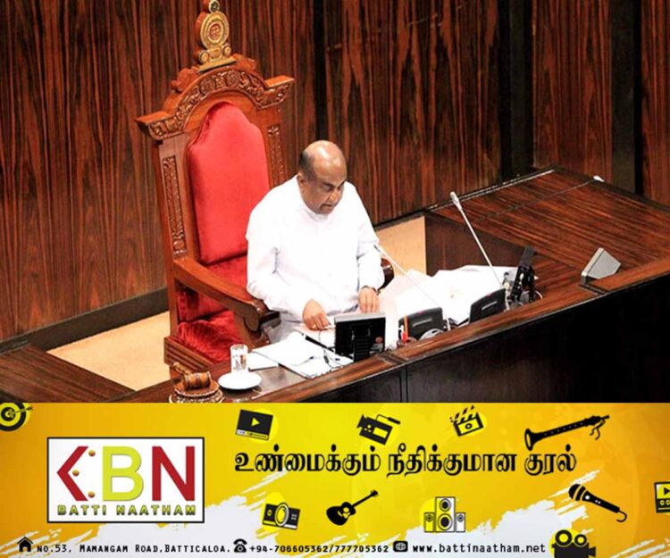 உள்நாட்டு கடன் மறுசீரமைப்பு யோசனையை எந்தவொரு நீதிமன்றத்திலும் சவாலுக்கு உட்படுத்த முடியாது – சபாநாயகர்