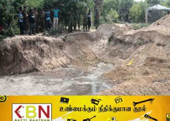 விடுதலைப் புலிகளின் தங்கத்தைத்தேடி மூன்றாவது நாளாகத் தொடரும் அகழ்வுப்பணி!