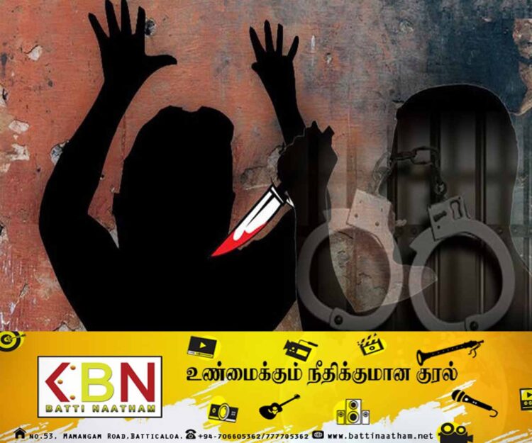 மனைவியின் கழுத்தை அறுத்த கணவன்; ஓட்டமாவடியில் சம்பவம்!