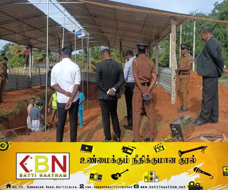 கொக்குத்தொடுவாய் மனித புதைகுழி அகழ்வுப் பணிகள் ஆரம்பமானது!