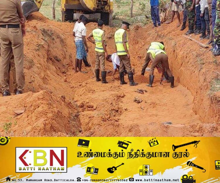 கொக்குத்தொடுவாய் மனிதப்புதைகுழி அகழ்வுப்பணிகள் நிறுத்தப்பட்டது!