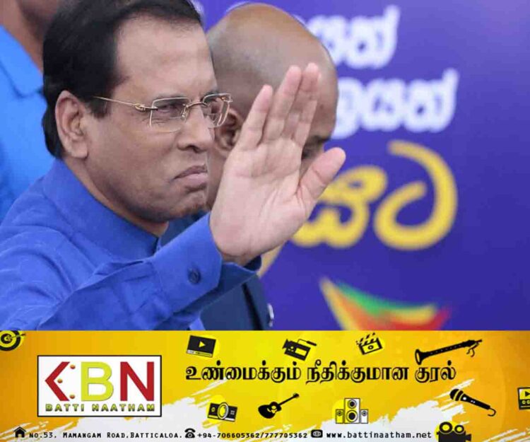 எனது கொள்கைகளுக்குட்படாத அனைவரும் எனது எதிரிகள் தான்; முன்னாள் ஜனாதிபதி மைத்திரி!