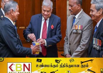 பொப்பி மலர் தினத்தை முன்னிட்டு ஜனாதிபதிக்கு பொப்பி மலர் அணிவிப்பு!