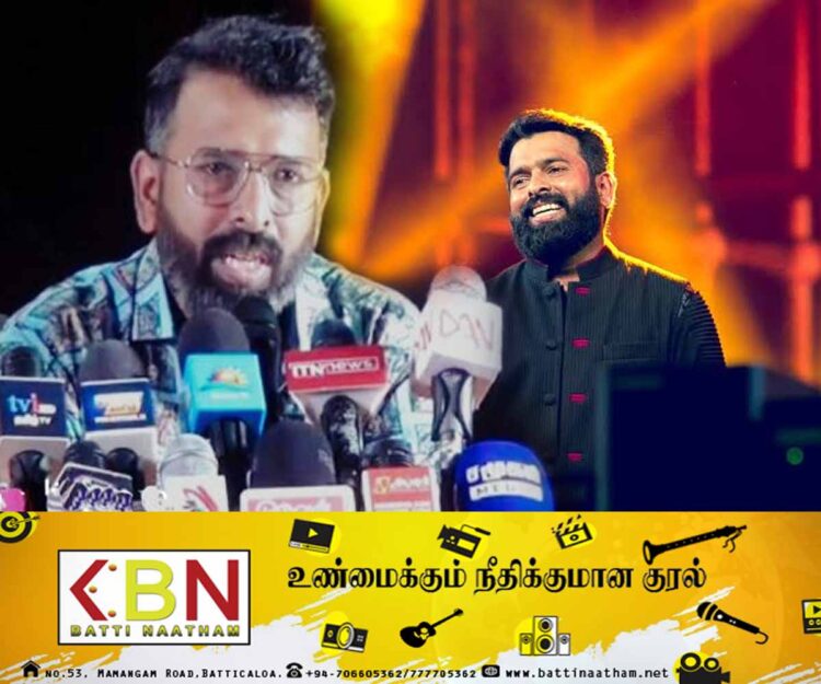 இலங்கையில் பிரபல தென்னிந்திய இசையமைப்பாளர் சந்தோஷ் நாராயணன்!