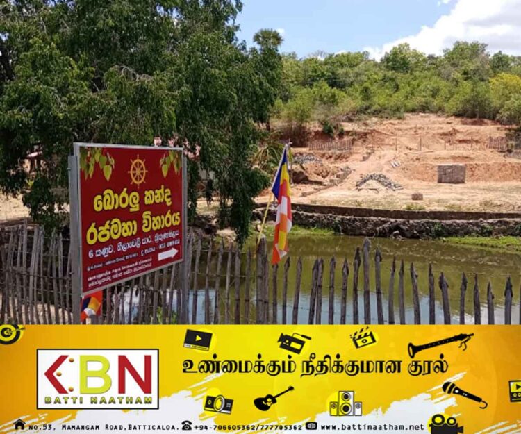 கிழக்கு ஆளுநரை ஒரு பொருட்டாக மதிக்காத பிக்குகள்; திருமலையில் விகாரைக்கான பணிகள் ஆரம்பம்!