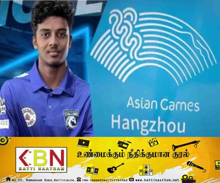ஆசிய விளையாட்டுப்போட்டி 2023ல் இலங்கை கிரிக்கெட் அணியில் களமிறங்கும் தமிழ் இளைஞன் வியாஸ்காந்த்!