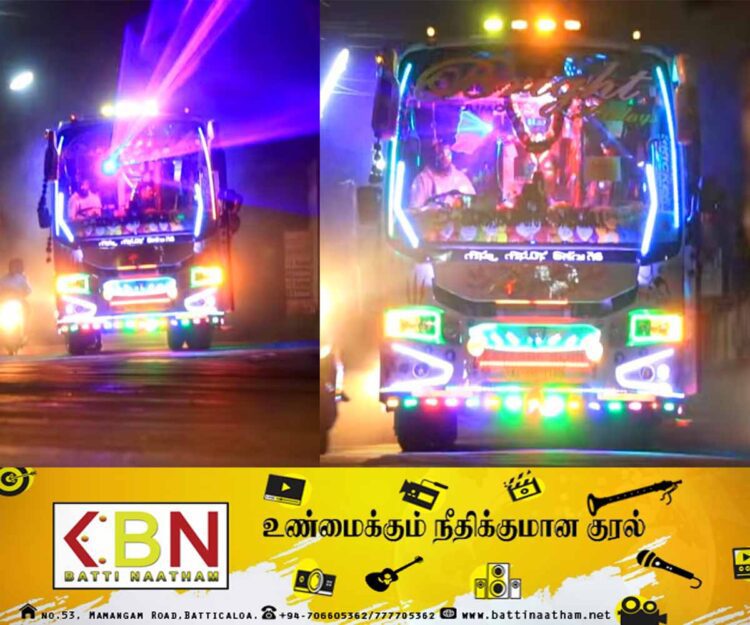 அலங்கரிக்கப்பட்ட பேருந்துகளுக்கு எதிராக நடவடிக்கை!