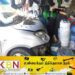 ஆரையம்பதி பிரதான வீதியில் கட்டுப்பாட்டினை இழந்து கடையை உடைத்து சென்ற கார்!