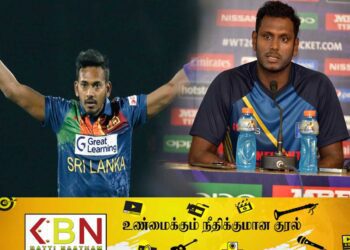 உலகக்கிண்ண கிரிக்கெட் போட்டிகளில் ஏஞ்சலோ மெத்யூஸ்!