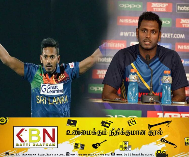 உலகக்கிண்ண கிரிக்கெட் போட்டிகளில் ஏஞ்சலோ மெத்யூஸ்!