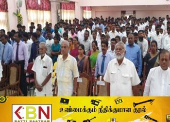 தமிழர் பிரதேசத்தில் தமிழில் பாடப்படாத தேசிய கீதம்; அமைச்சர் டக்ளஸ் தேவானந்தா கவலை!