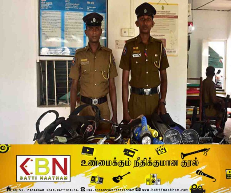 மீனவர் ஒருவரின் வாடியிலிருந்து 9 இலட்சம் ரூபாய் பெறுமதியான பொருட்கள் மீட்பு!
