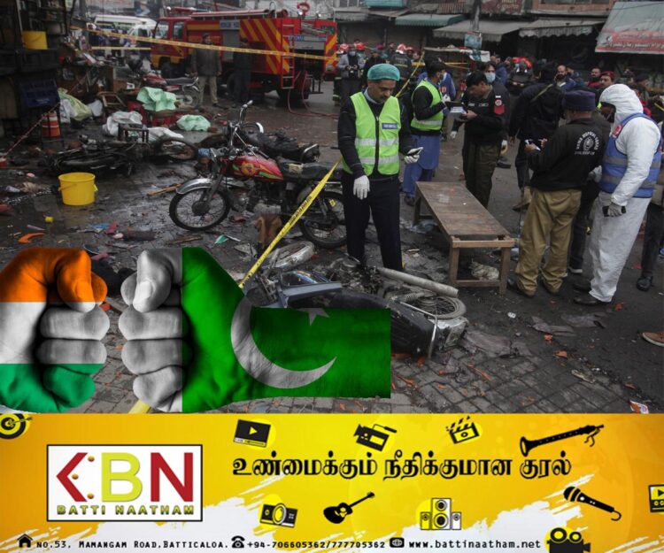 குண்டுவெடிப்புக்கு இந்தியா மீது குற்றம் சுமத்துகிறது பாகிஸ்தான்!