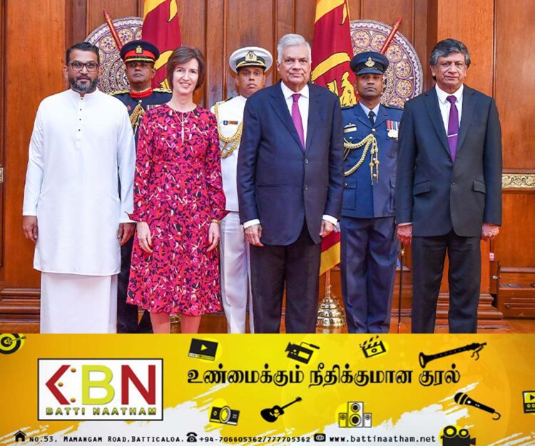 இலங்கைக்கான மூன்று தூதுவர்கள் ஜனாதிபதி முன்னிலையில் பதவியேற்றனர்!