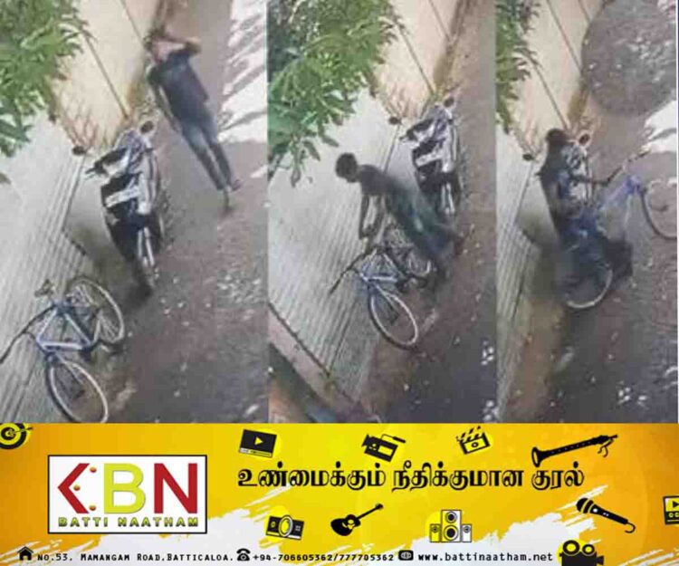 வீட்டின் முன்னால் நிறுத்தி வைக்கப்பட்டிருந்த சைக்கிள் திருட்டு; கூழாவடியில் சம்பவம்!
