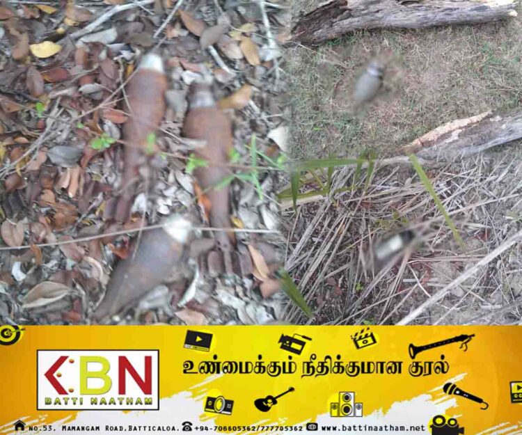 கிளிநொச்சி காட்டுப்பகுதியில் கண்டுபிடிக்கப்பட்ட வெடிபொருட்களால் பதற்றம்!