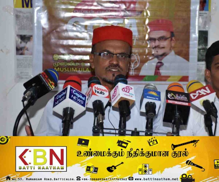 ஹர்த்தாலுக்கு ஸ்ரீலங்கா முஸ்லீம் காங்கிரஸ் கட்சி ஆதரவளிப்பதானது உலக முஸ்லீம்களுக்கு செய்கின்ற துரோகம்; மௌலவி முபாறக் அப்துல் மஜீத்!