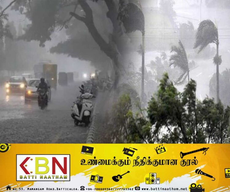 நாட்டின் பல பகுதிகளில் இன்று மழை!