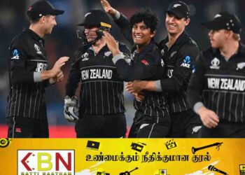 நியூசிலாந்து அணி 99 ஓட்டங்களால் வெற்றி!