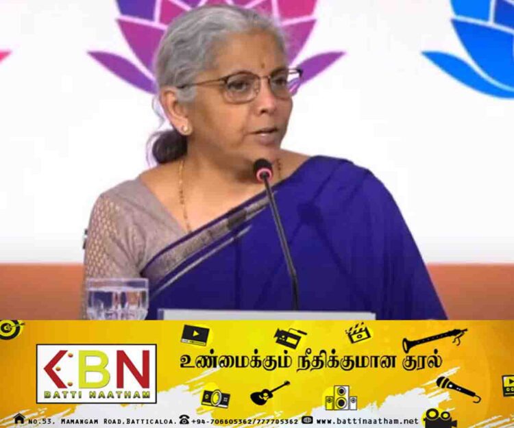 இலங்கையின் கடன் மறுசீரமைப்பு வேலைத்திட்டம் வேகமாக இடம்பெறுகிறது; இந்திய நிதியமைச்சர் தெரிவிப்பு!
