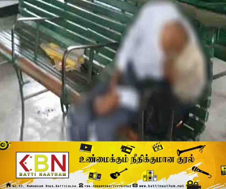 ரயிலுக்காக காத்திருந்த பயணி அமர்ந்திருந்த நிலையிலேயே உயிரிழப்பு!