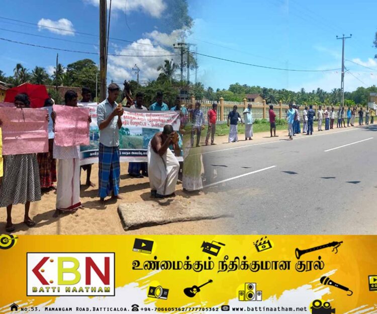 கைகட்டி வேடிக்கை பார்த்த இராஜாங்க அமைச்சர்கள்; அதிர்ச்சியில் பண்ணையாளர்கள்!