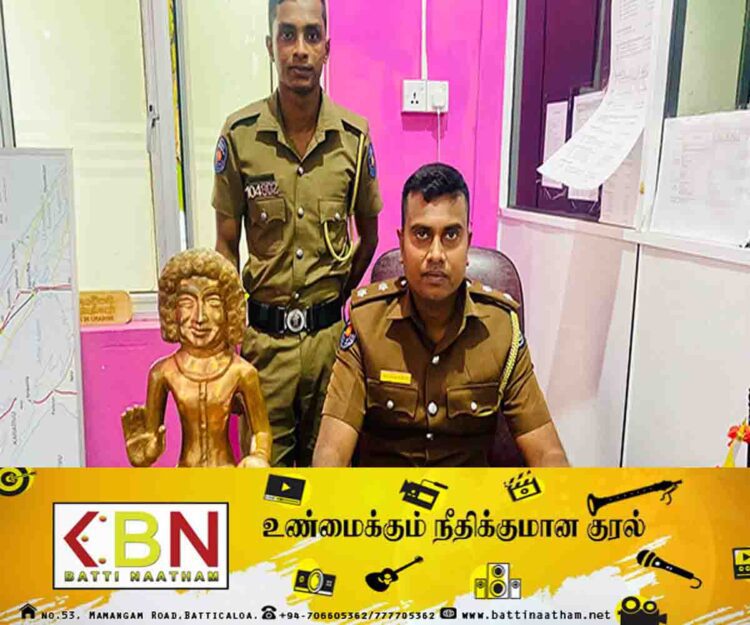 பல இலட்சம் பெறுமதியான ஐம்பொன் சிலை பொலிஸாரால் மீட்பு!