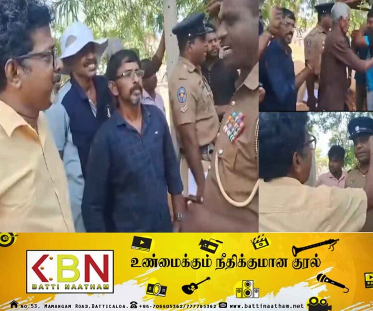 தையிட்டி சிவன் கோவிலில் பொங்கலிட்டு வழிபட்டவர்களுடன் பொலிஸ் முரண்பாடு!