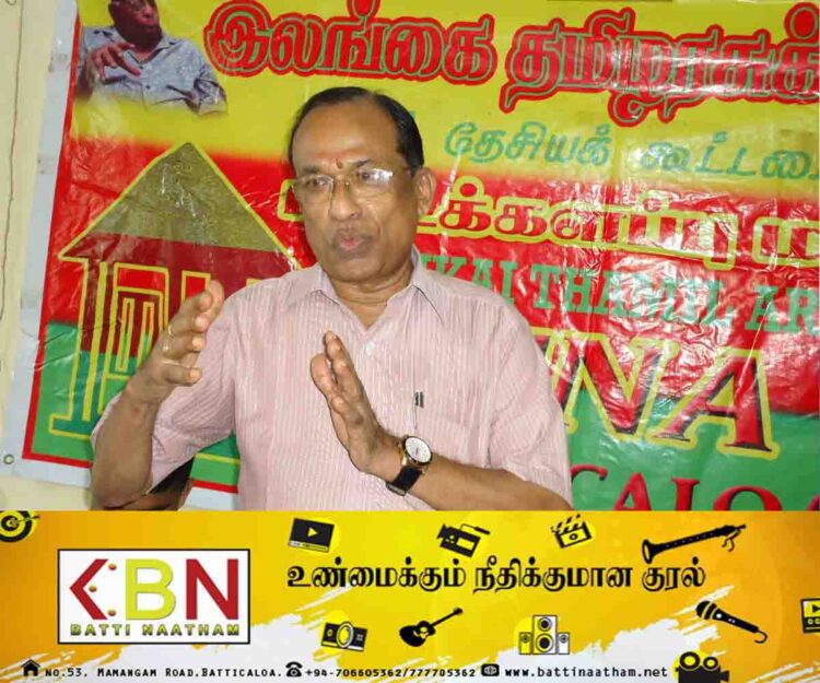 மட்டக்களப்பு மாவட்ட முன்னாள் பாராளுமன்ற உறுப்பினர் திரு.பொன் செல்வராசா காலமானார்!