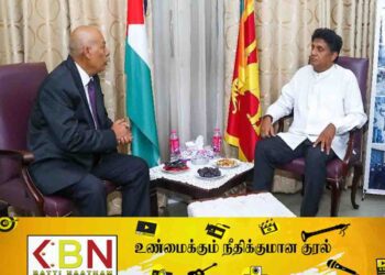போரோ அல்லது வன்முறையோ ஒரு பிரச்சினைக்கு தீர்வாக அமையாது; பாலஸ்தீன தூதுவரிடம் சஜித்!