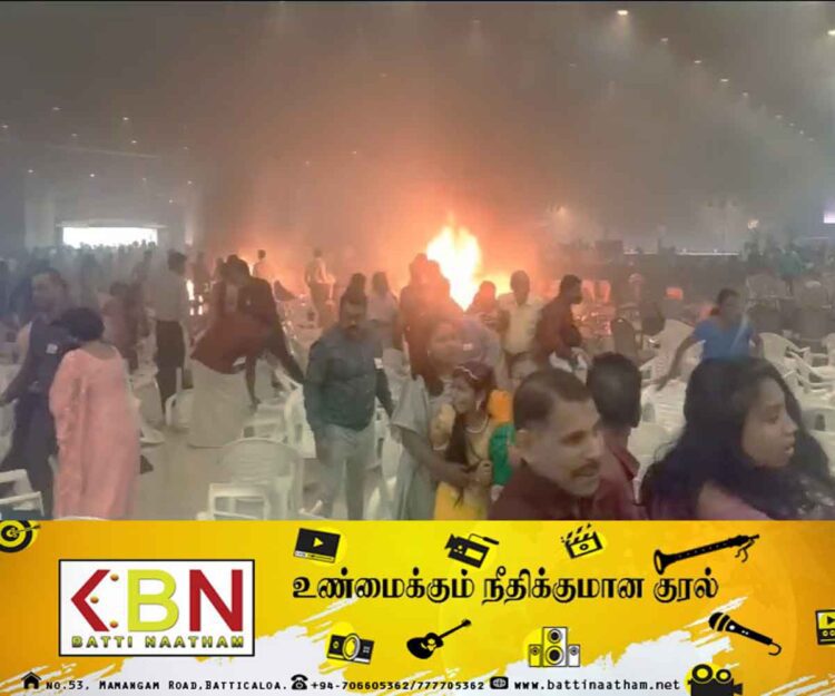 கிறிஸ்தவ மத வழிபாட்டு கூட்டரங்கில் குண்டு வெடிப்பு!