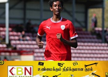 பிரித்தானியாவின் முன்னணி கால்பந்து கழகத்தில் இணைந்து விளையாடும் இலங்கை தமிழ் இளைஞன்!