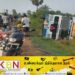 யாழில் பேருந்து தடம் புரண்டு விபத்து!