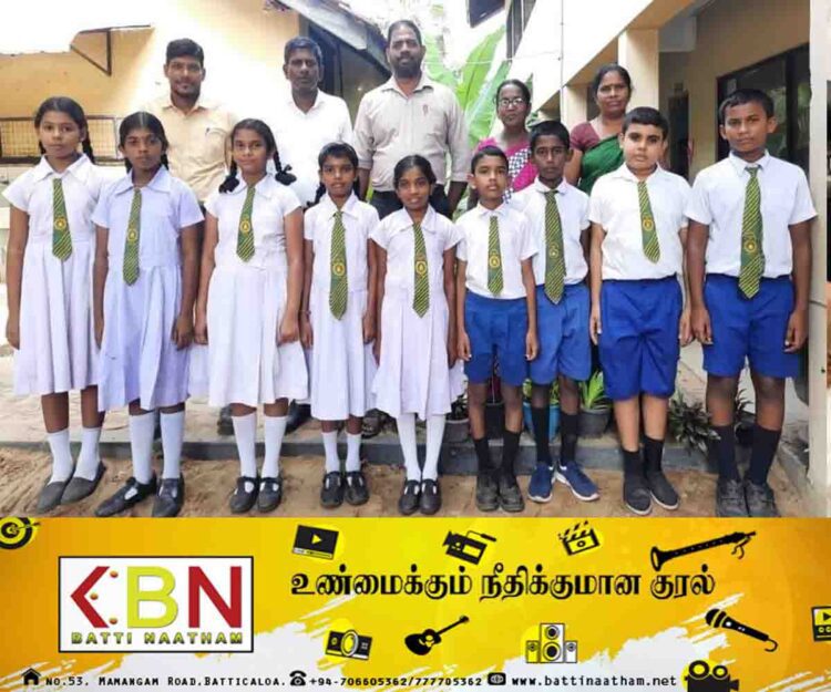 மட்/ புதுக்குடியிருப்பு கண்ணகி மகா வித்தியாலயத்தில் வெட்டுப்புள்ளிக்கு மேல் புள்ளிகளைப் பெற்று 9 மாணவர்கள் சித்தி!
