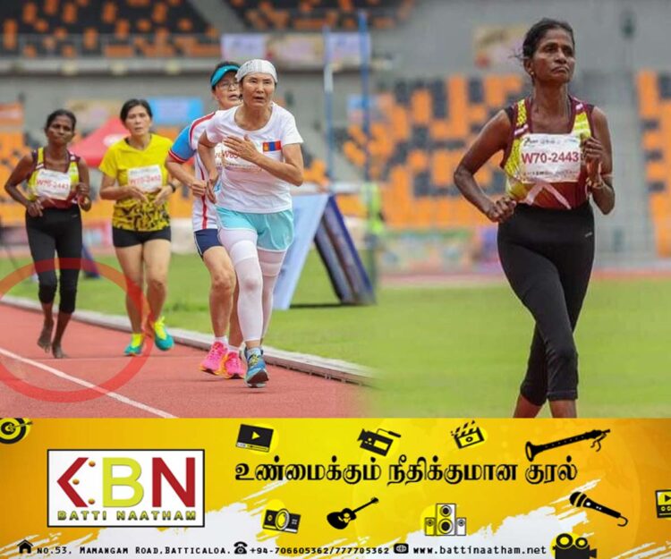 நாடு கடந்து சென்று சாதனை படைத்த முல்லைத்தீவு 75 வயது பெண்!