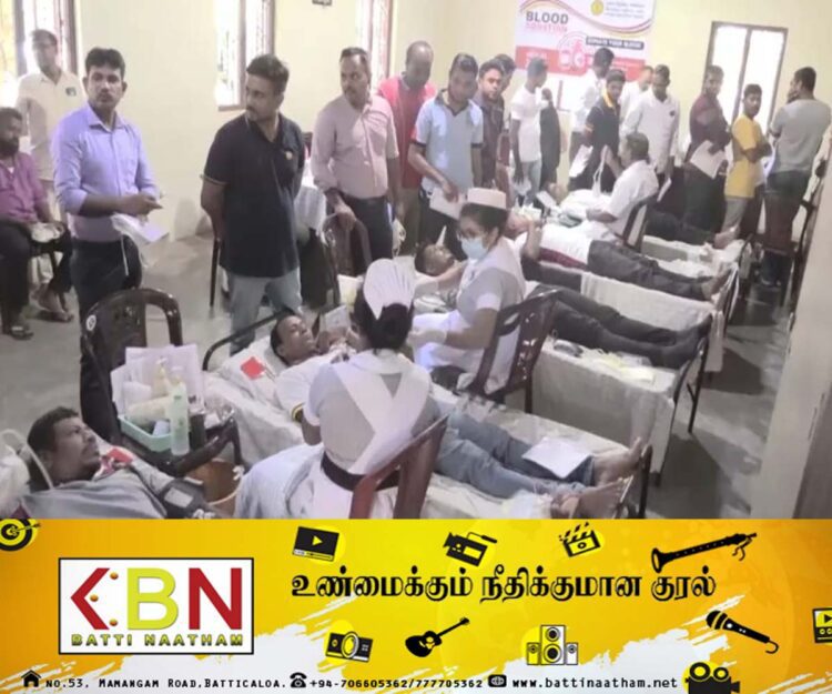 மட்டக்களப்பு மின்சார சபை ஊழியர்களினால் இரத்ததான நிகழ்வு!