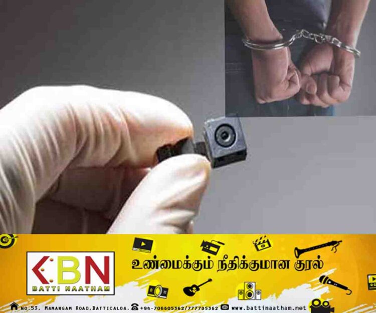 வீடுகளுக்குள் அத்துமீறி நுழைந்து குளியலறைக்குள் கெமரா பொருத்திய நபர் பொலிஸாரால் கைது!