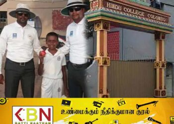 8 விக்கெட்டுகளை வீழ்த்தி சாதனை படைத்த கொழும்பு இந்துக் கல்லூரி மாணவன்!