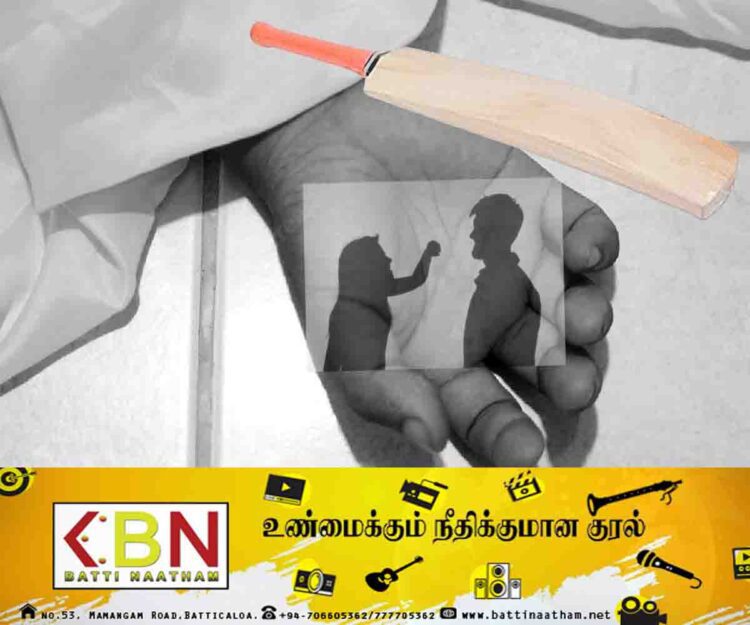 மனைவி கிரிக்கெட் மட்டையால் தாக்கியதில் கணவன் உயிரிழப்பு!