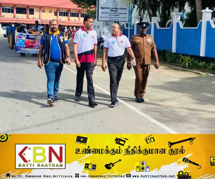 சர்வதேச நீரிழிவு நோய் தினத்தை முன்னிட்டு மட்டக்களப்பில் விழிப்புணர்வு பேரணி!