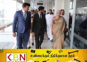 இந்திய நிதி அமைச்சர் நிர்மலா சீதாராமனை வரவேற்ற இலங்கை தொழிலாளர் காங்கிரஸின் பிரதிநிதிகள்!