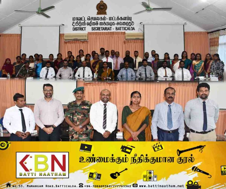 போதைப்பொருள் தடுப்பு செயத்திட்டத்தின்கீழ் அரச உத்தியோகத்தர்களுக்கான சான்றிதழ் வழங்கும் நிகழ்வு!